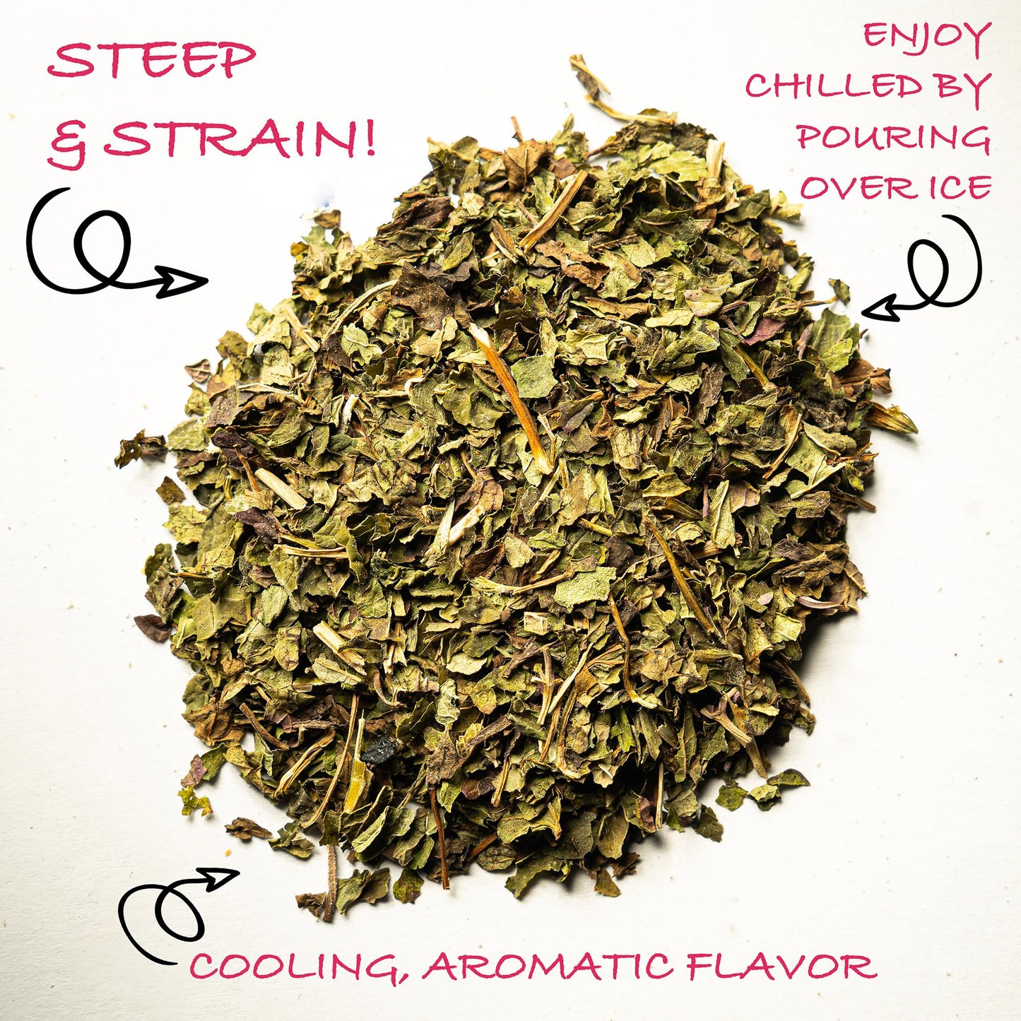 Worldwide Botanicals Organic Peppermint Loose Leaf Tea - Caffeine Free, Antioxidant, 1 lb, Pacific Northwest Cultivation