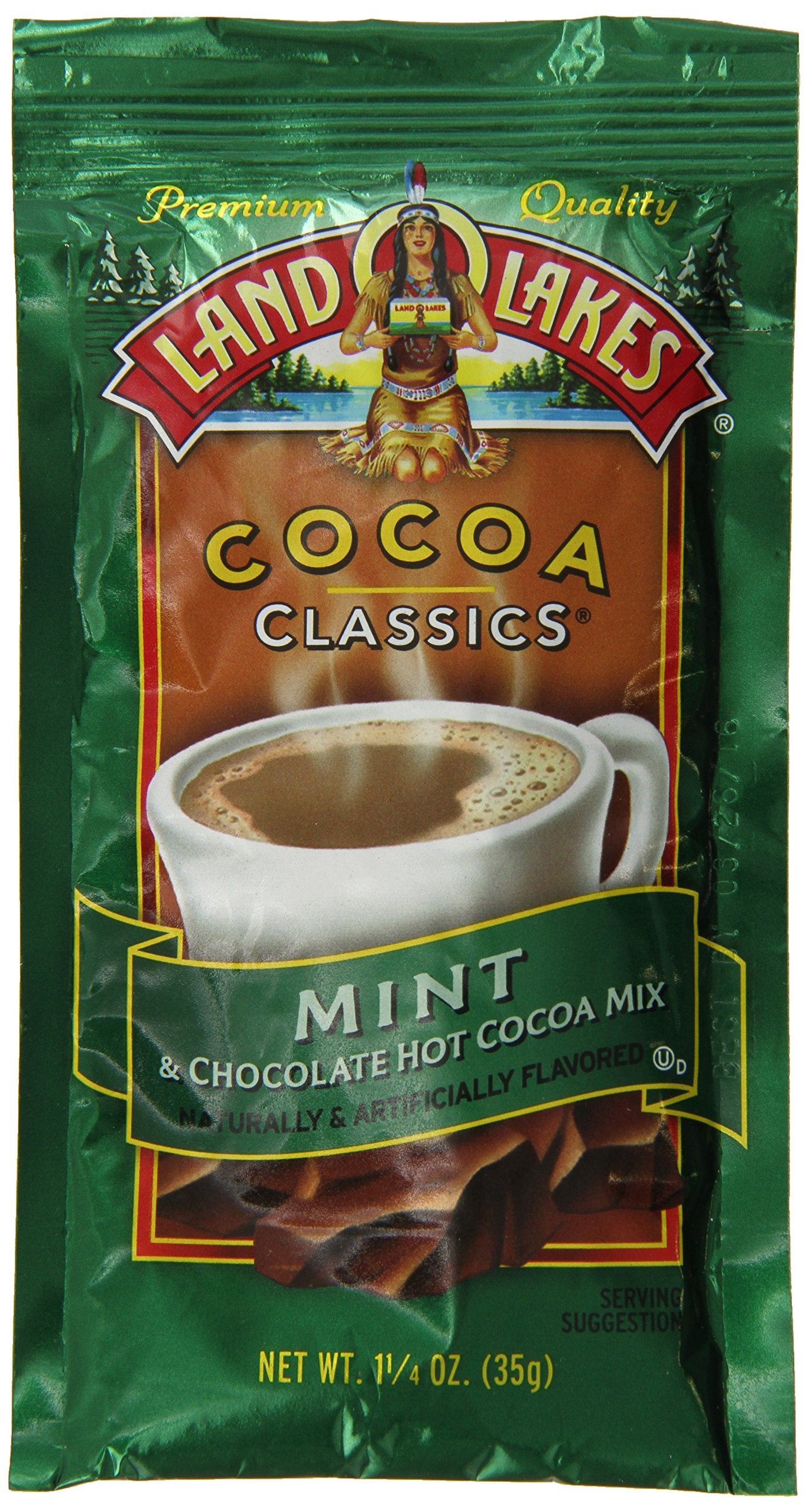 Land-O-Lakes Mint Hot Cocoa Mix 15 Oz (Pack Of 12)