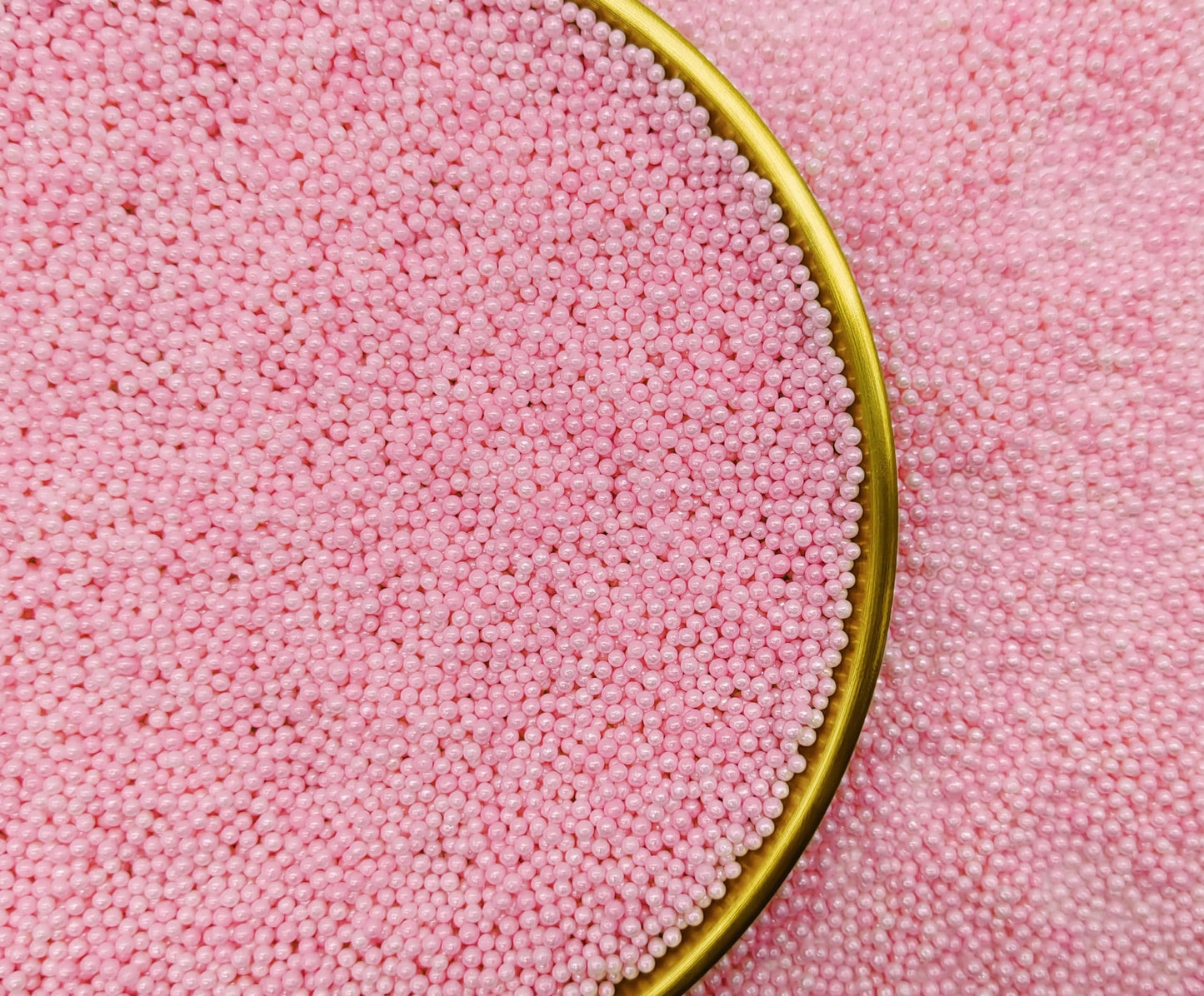 Edible Pink Pearl Sugar Sprinkles Candy 2Mm Mini Pearls Cake Decorations Cupcake Toppers Cookie Decorating Perfect For Wedding P