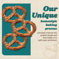 Unique Snacks Multi-Grain Splits Pretzel, Vegan Snack, OU Kosher, 2.12 Oz. Bag, Pack of 12