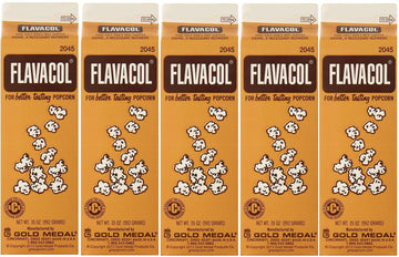Gold Medal Prod. 2045 Flavacol Seasoning RcYQlO Popcorn Salt 35oz., 5 Pack