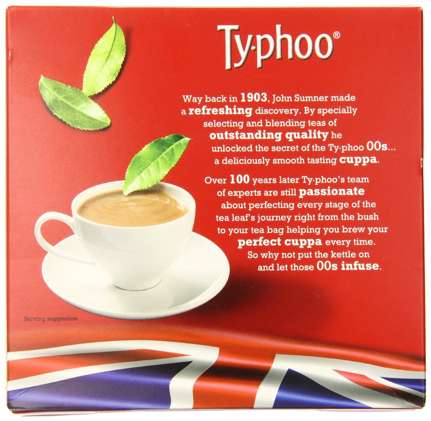 Typhoo British Tea Foil Fresh Teabags, 80 Count, Pack of 6