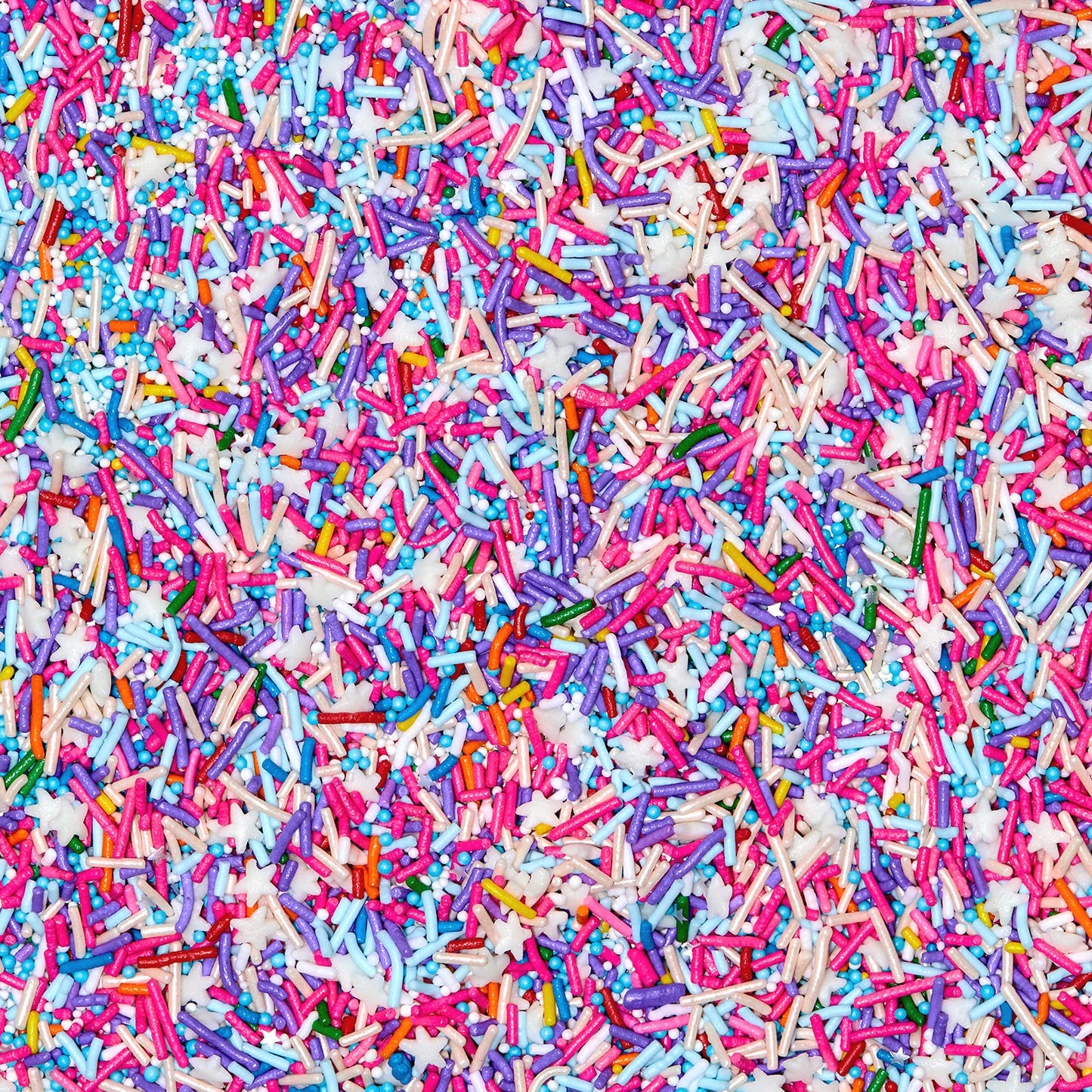 Fancy Sprinkles Roller Disco Sprinkles, Real Sugar, For Ice Cream, Cookies, Cakes, Cupcakes, Dessert Decorating, Purple & Pink S