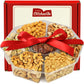 Simple Orchards Nuts Gift Basket - 7 Section Platter, Freshly Roasted Nuts, Ultimate Red Box, Ideal for Birthdays and Sympathy