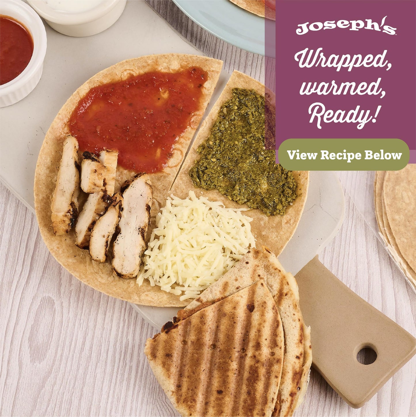 Joseph'S Low Carb Wrap Value 3-Pack, Flax, Oat Bran And Whole Wheat, 8G Carbs Per Serving, Fresh Baked (6 Per Pack, 18 Wraps Tot