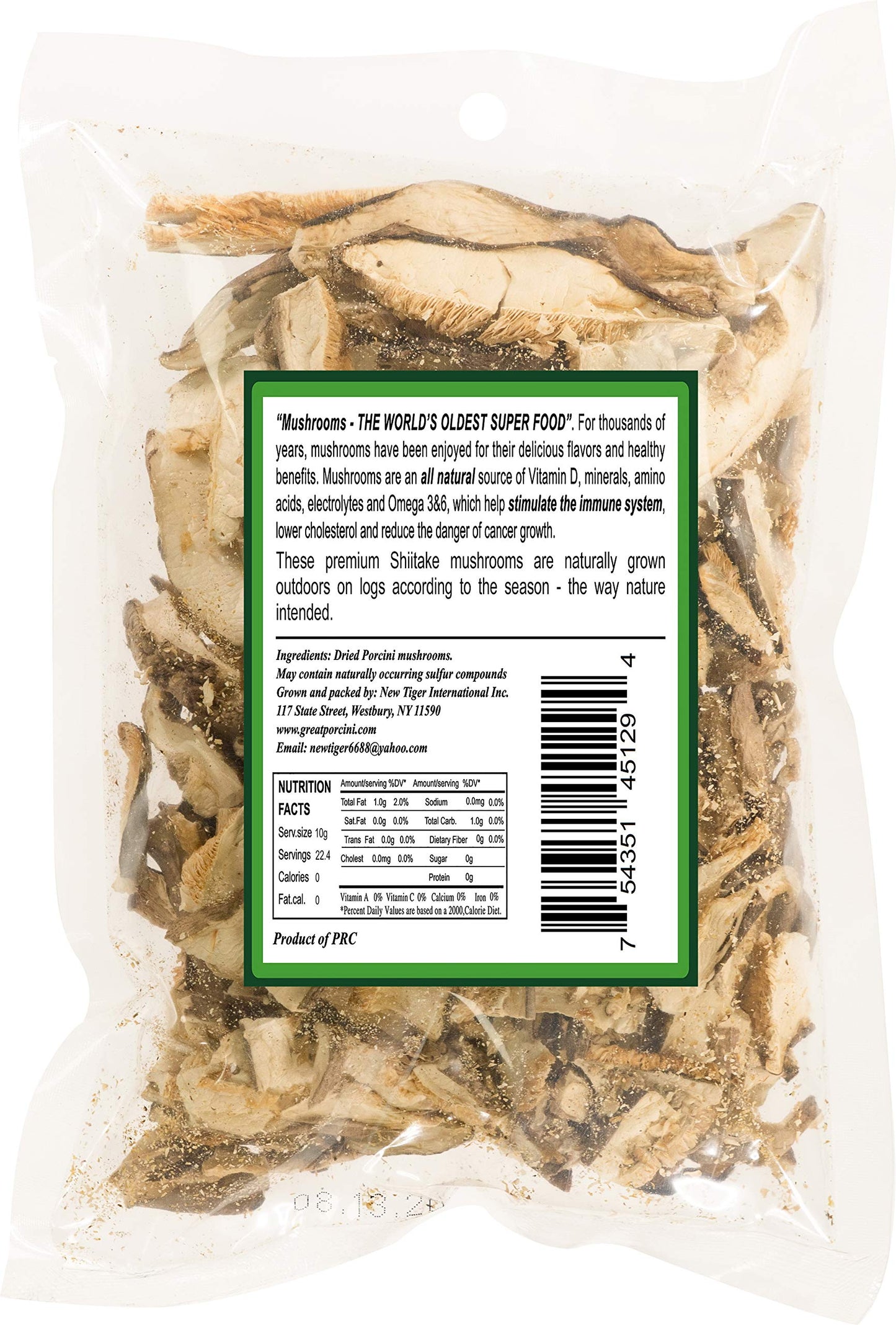 Mushroom House Dried Shiitake Mushroom Slices, 8 Oz