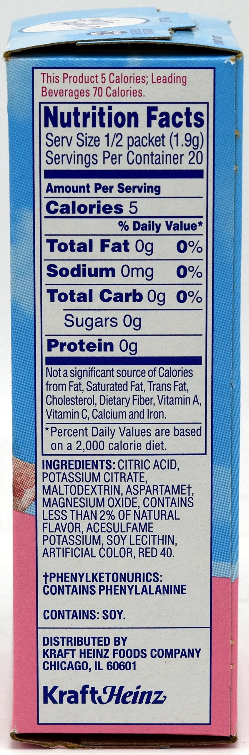 Crystal Light On The Go Pink Lemonade, 10-Packet Box (Pack Of 5)