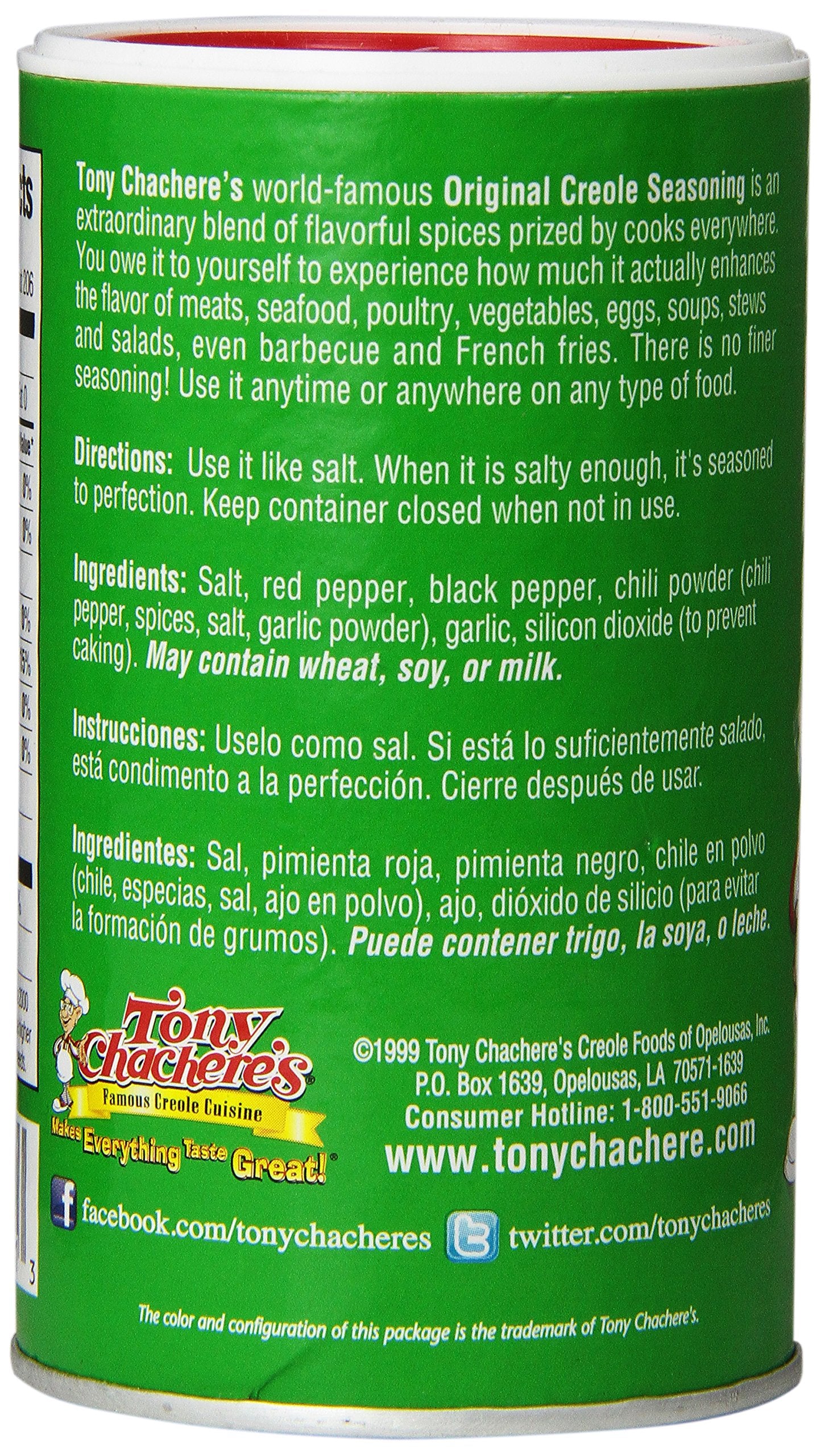 Tony Chachere'S Creole Seasoning - 6 Pack