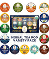 Organic Tea Pods Variety Pack - Assorted Sampler Pack Compatible For Keurig Brewer And Coffee Maker - Earl Grey, English Breakfa