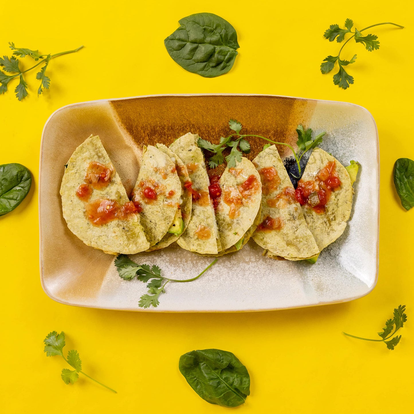 Mr. Tortilla 1 Net Carb Tortillas (24 Tortillas) | Keto, Vegan, Kosher | (Savory Spinach)