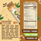Organic Real Food Bars (Peanut Butter Hemp) Grain Free- Paleo Friendly - Non-GMO, Gluten Free, Vegan, Nutrition Bars, Super Food