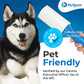 PetLovers Extra Sticky Lint Roller Refills - 6 Pack, 90 Sheets Each, Total 540 Sheets - Blue, No Handle Included