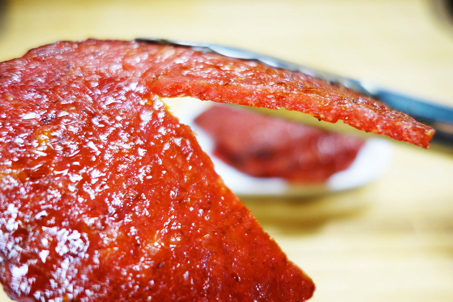 Singapore Street Food, Fire-Grilled Tender Pork Jerky (Original Flavor - Square Shaped 12Oz) *Grilled Fresh To Your Order *Shipp