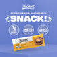 NuSkool Snacks Chocolate Peanut Butter Keto Friendly Protein Krunch Bars (12 Pack) - 7g Fiber, 10g Clean Plant-Based Protein, 3g
