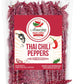 Authentic Red Thai Chili Peppers, 1LB. Bag, Genuine Hot Red Whole Pepper Chilis, Dried Fresh for Cooking Traditional Asian Foods