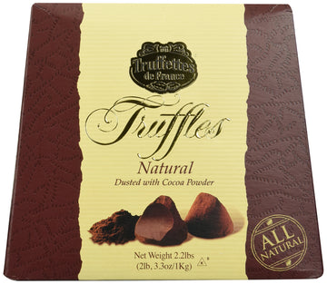 Truffettes de France All Natural Chocolate Truffles in Elegant Gift Box, 2.2 lbs (1 kg)