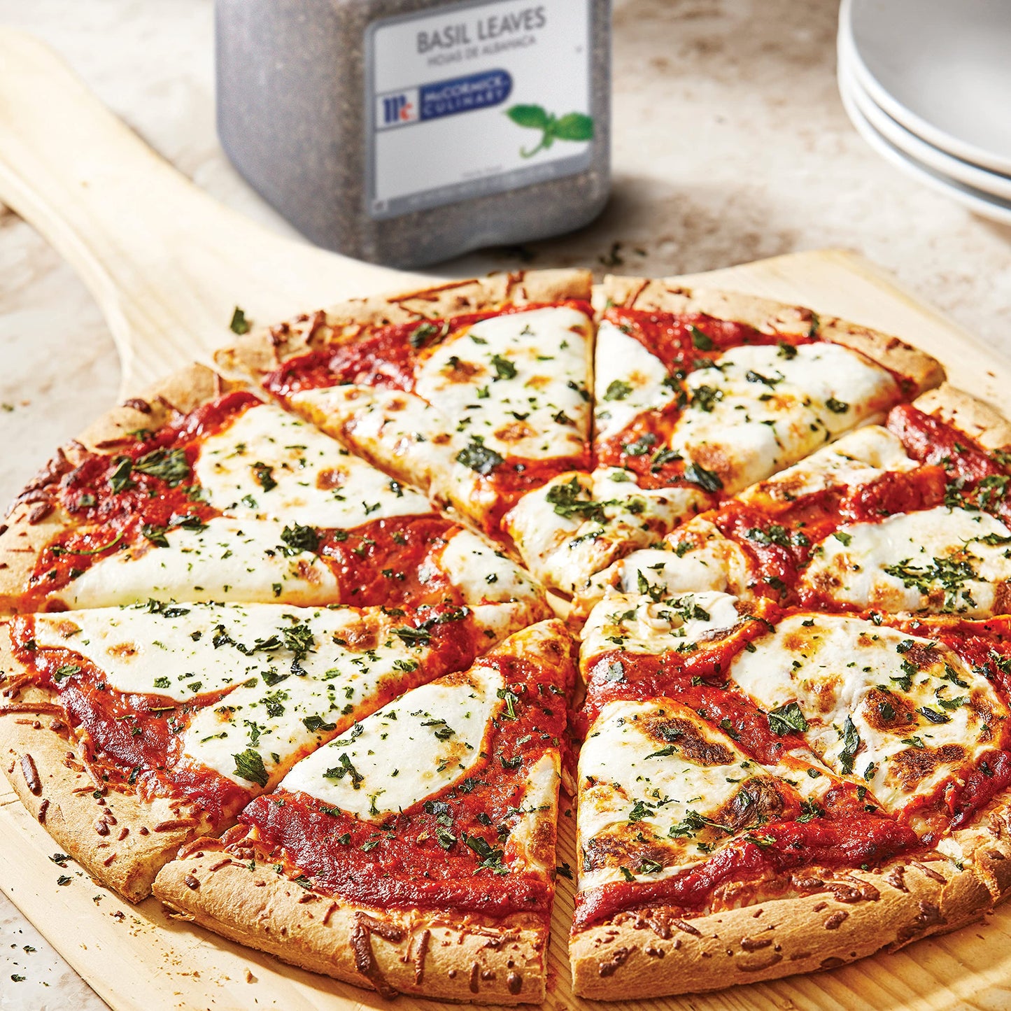 McCormick Culinary Dried Basil Leaves Seasoning, 22 oz Container, Ideal for Pasta, Pizzas, Poultry, and Sauces