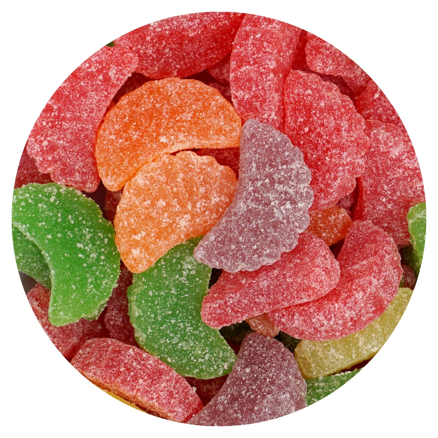 Fruit Slices Candy, 5 Pound Bulk Bag, Candy Fruit Slices Gummy Candy, Orange Candy