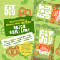 Fitjoy Gluten Free Pretzels, Hatch Chile Lime Twists, Grain Free: Gluten Free Snacks With Made-In-Usa Crispy Crunchiness -Nut Fr