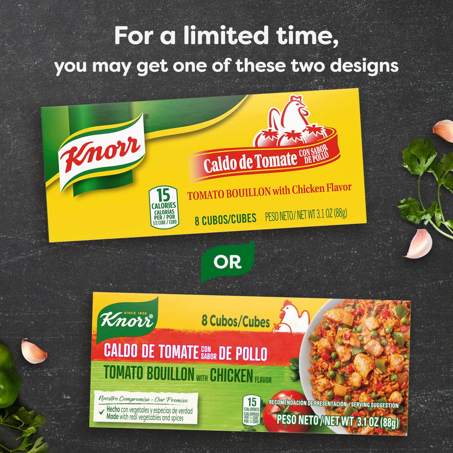 Knorr Savoury Sauce Tomato Chicken 8 Count, 3.1 Oz