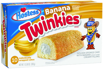 Hostess Twinkies, Banana, 10 Count (Pack of 6)