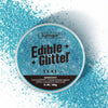 (10g) Teal Blue Edible Glitter for Cocktails, Drinks, Cakes - Peacock Blue Edible Drink Glitter Bulk - 100% Food Safe Cake Luste