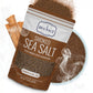 Sea Salt Superstore Fine Grain Cold Smoked Sea Salt, Unrefined Kosher Salt for Grilling & Cooking, 14 oz Bag
