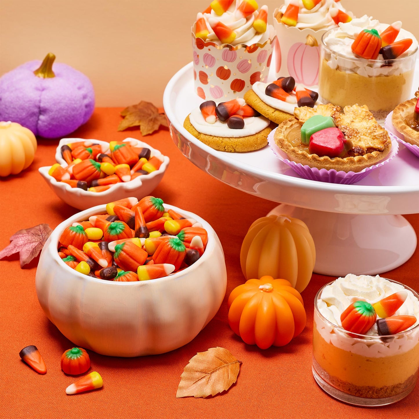Brachs Mellowcreme Autumn Mix Candy, Halloween Candy, Fall Treats, 2lb Bag