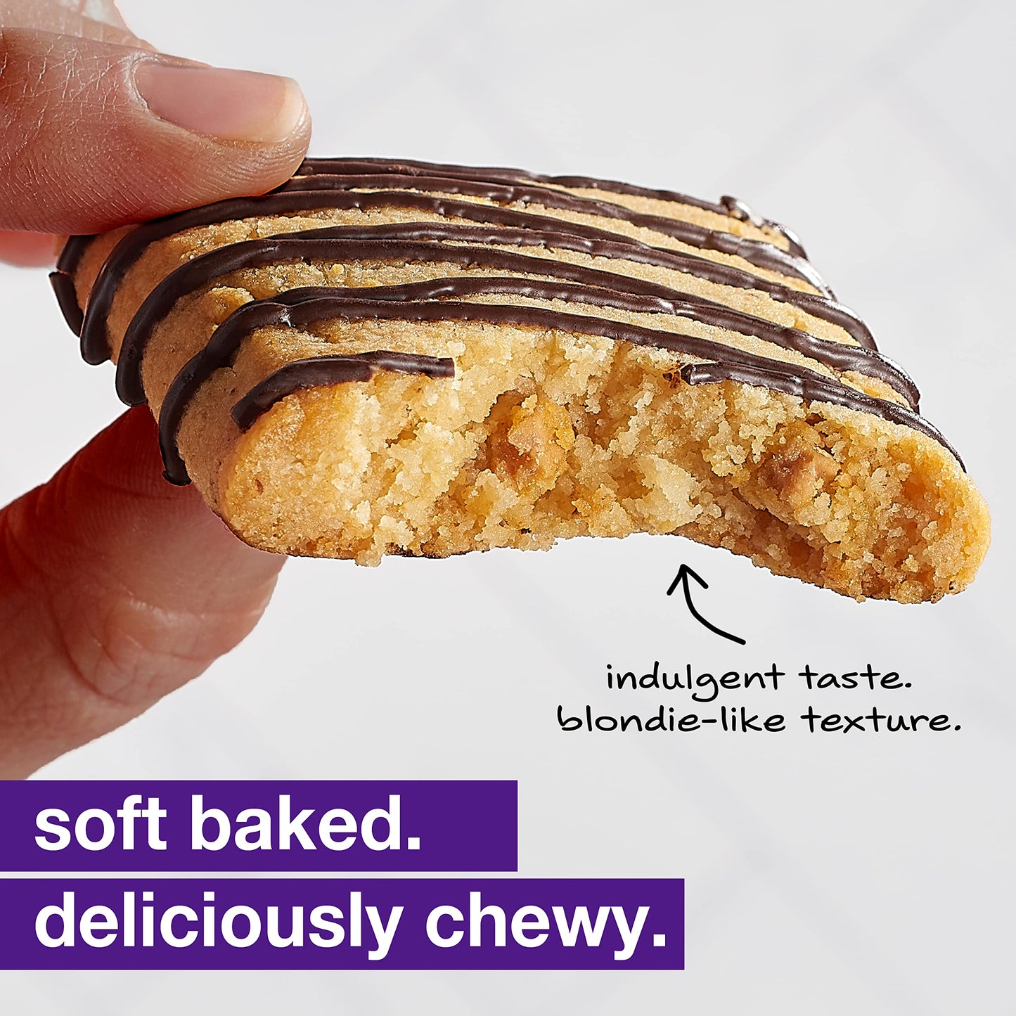 KIND Soft Baked Squares Variety Pack, Gluten Free Snack Bars, 5g Protein, 18 Count, Chocolate, Peanut Butter, Salted Caramel