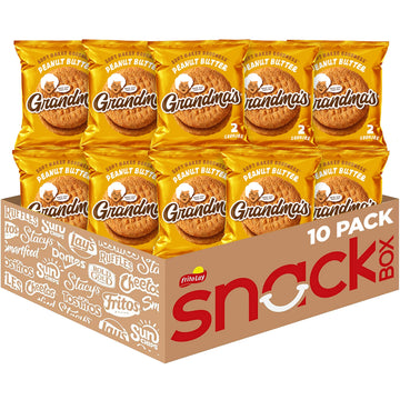 Grandmas Cookies, Peanut Butter, 2.5 Ounce (Pack of 10)