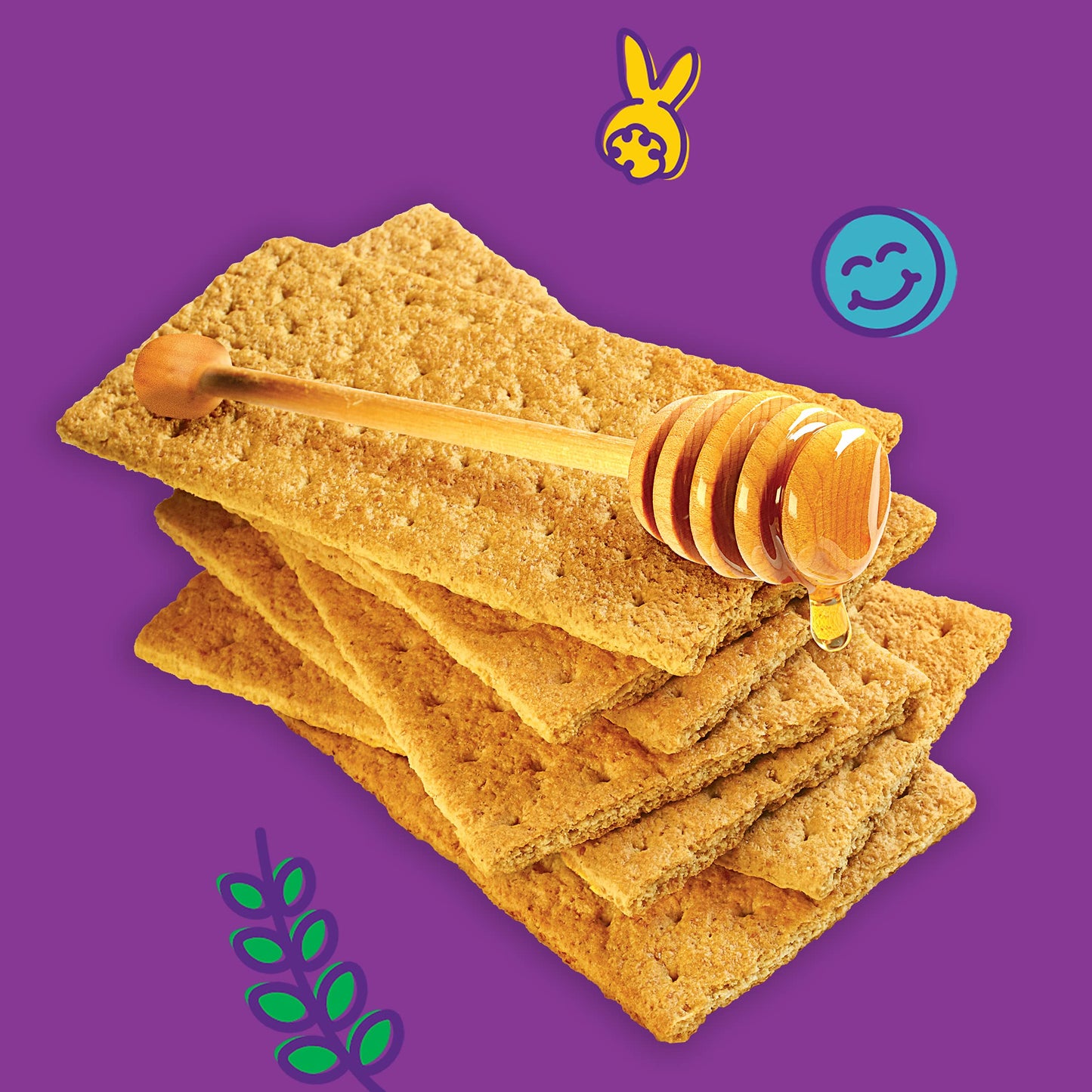 Annies Organic Honey Graham Cracker Bricks 14.4 oz (Pack of 4)