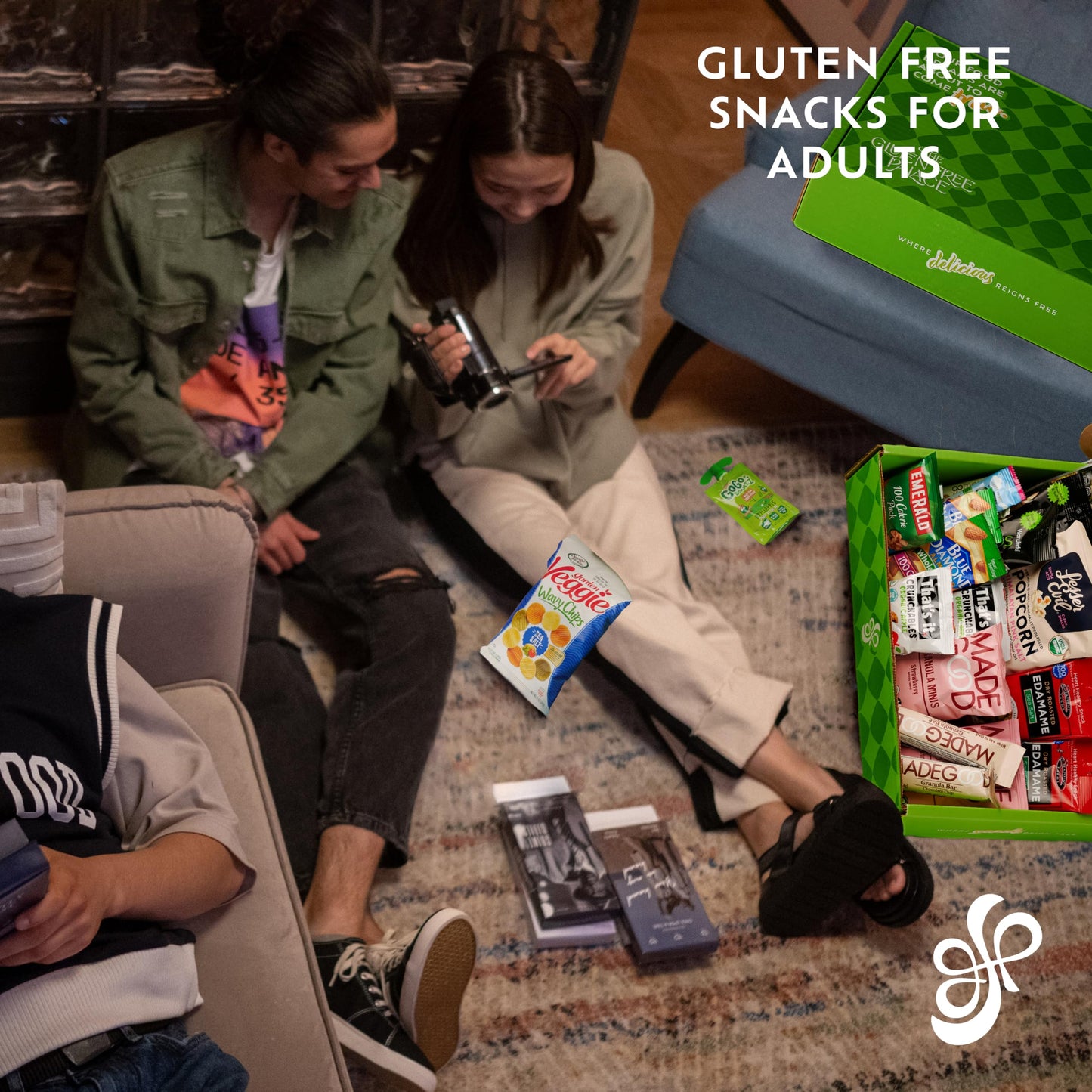 Gluten Free Palace Snack Attack Vegan Snacks Care Package - Plant-Based, Gluten Free, Dairy Free, Non-GMO Cookies, Bars, Chips,