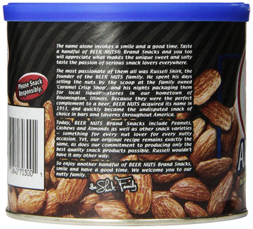 malt-inspired NUTS Almonds - 12 oz. Can, Pack of 1, Perfect Snack for Any Occasion