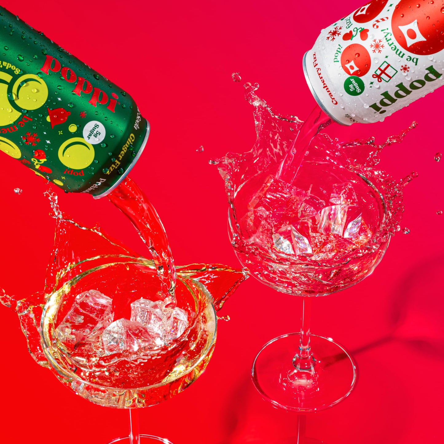 Poppi Sparkling Prebiotic Soda Beverage with Apple Cider Vinegar  Seltzer Water and Fruit Juice  Naughty or Nice Variety Pack  12 Fl Oz  Pack of 12  Packaging May Vary