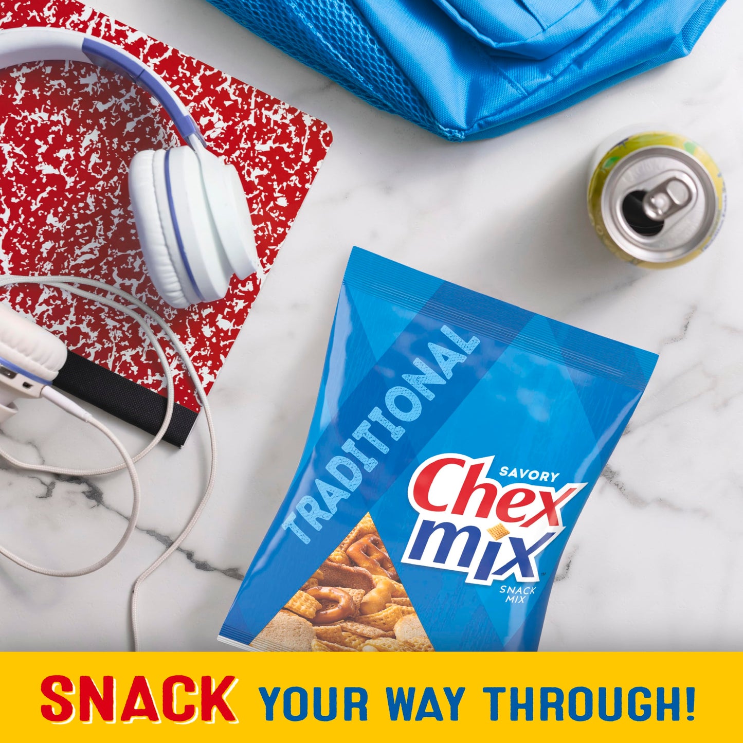 Sweet & Salty Snack Variety Pack, Muddy Buddies Peanut Butter & Chocolate, Chex Mix Traditional, Cheddar & Honey Nut, 35 Oz (20