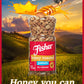 Fisher Snack Honey Roasted Dry Roasted Peanuts, 14 Ounces, Made With Real Honey, 100% Recyclable