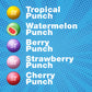 Sweetarts Chewy Fusions Candy, Fruit Punch Medley, Sweet And Tart, 9 Ounce