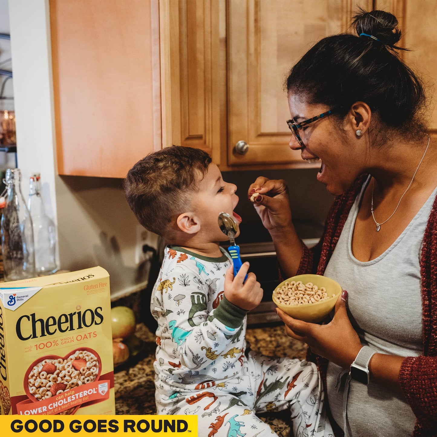 Cheerios Toasted Whole Grain Oat Cereal 14 oz (Pack of 12)