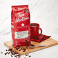 Tim Hortons Whole Bean Medium Roast Coffee, 100% Arabica, 32 Ounce Bag, Red, Model 9807697