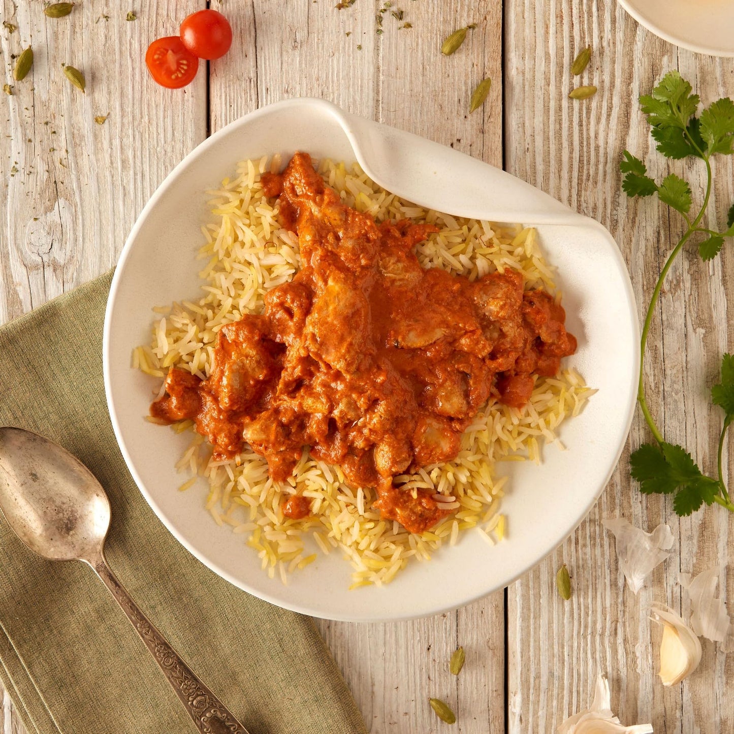 Caf   Spice Chicken Tikka Masala Saffron Rice, 16 oz