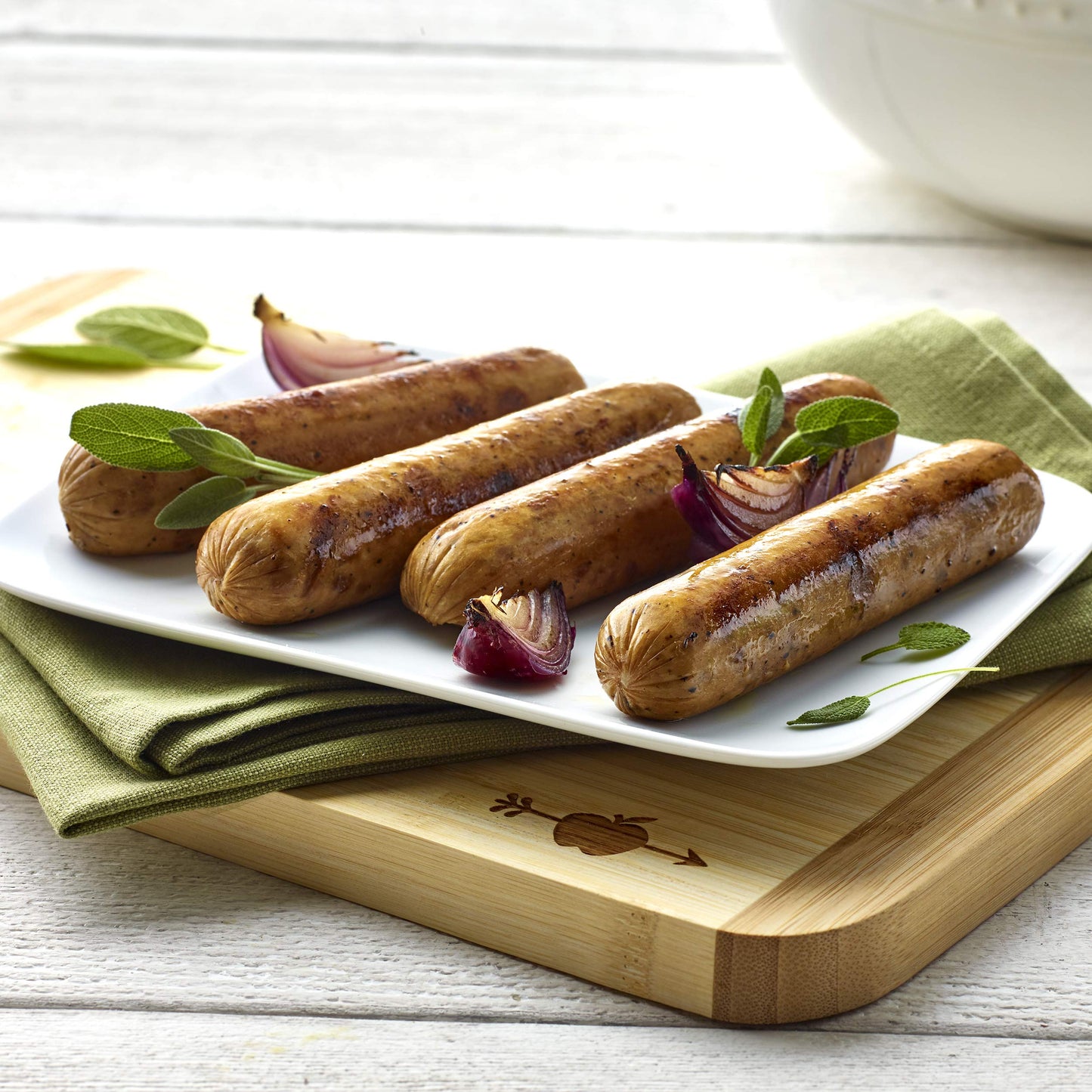 Applegate Organic Dinner Sausage Chicken & Apple, 8 Oz