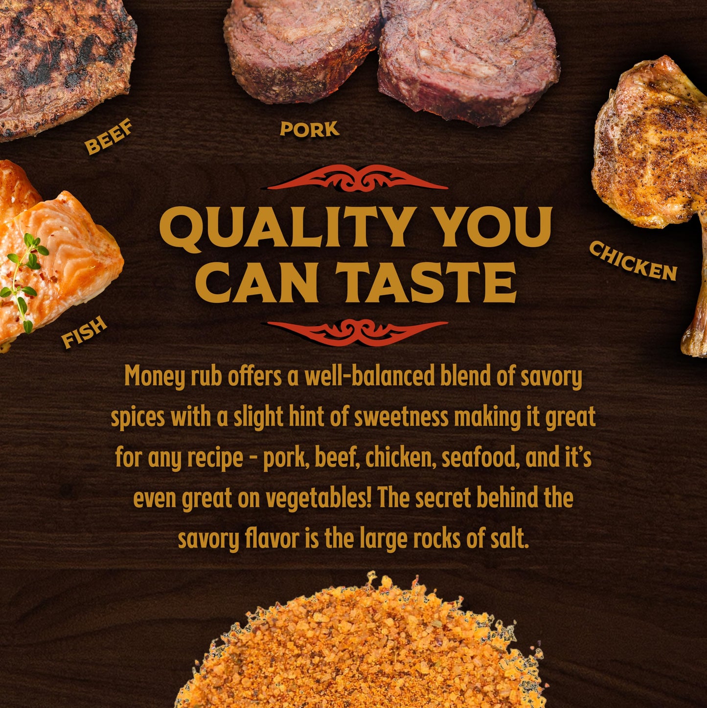 Big Poppa Smokers BBQ Rub – Gluten-Free Seasoning Blend for Meat – 5 lb Bag – Model 121BPS