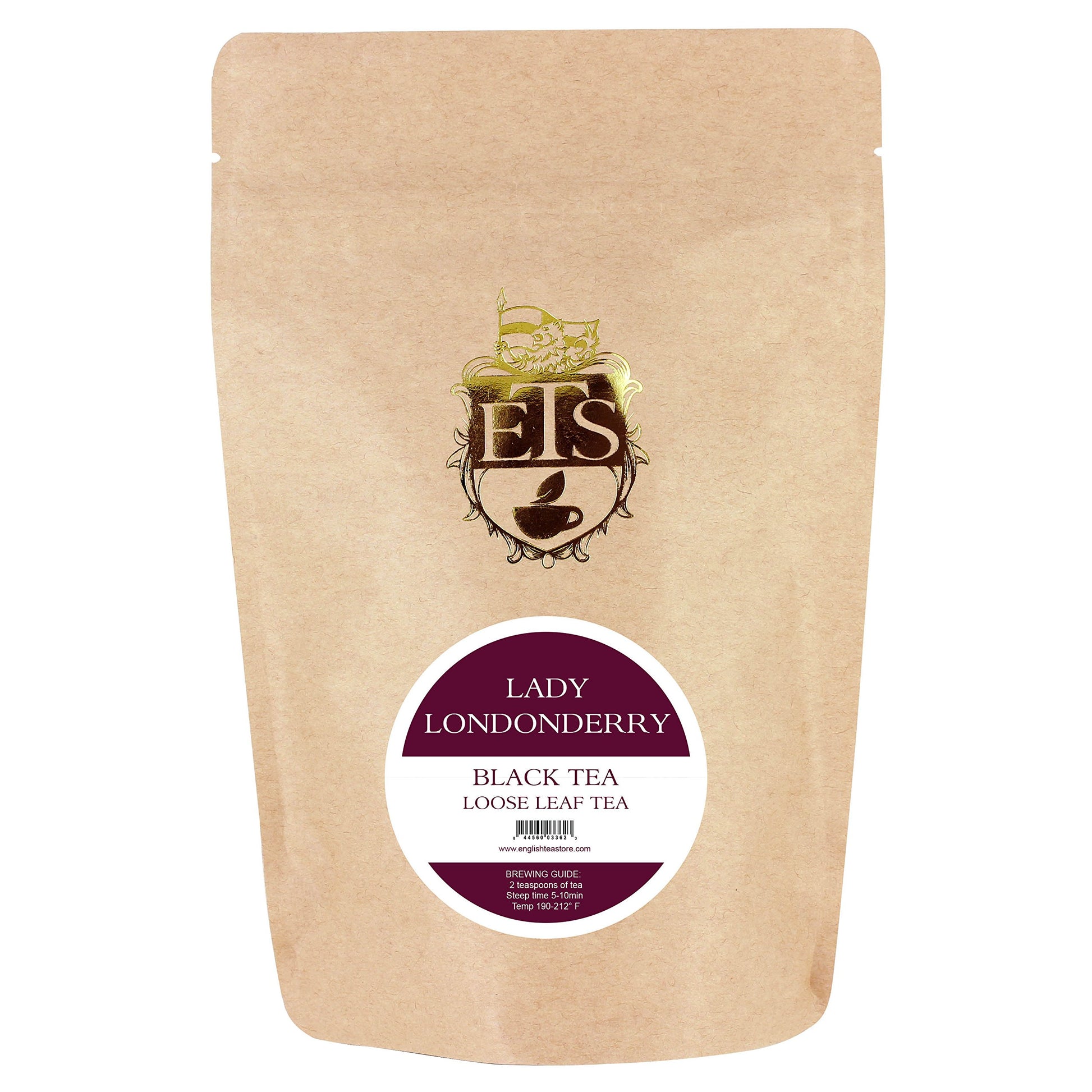 English Tea Store Loose Leaf, Lady Londonderry Tea Pouches, 4 Ounce