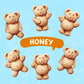 Teddy Grahams Honey Graham Snacks, 6 - 10 Oz Boxes