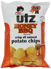 Utz Honey Barbeque Potato Chips, 9.5 oz