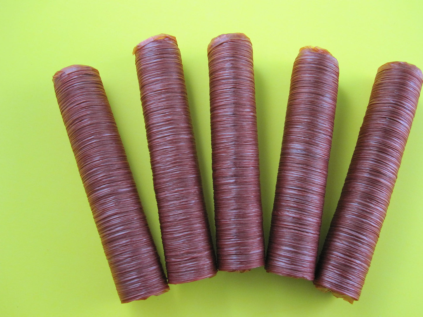 17 Mm Slim Snack Stick Casings For Homemade Snack Slim Jim Sausage. Just Add Beef, Venison, Pork Etc. Enough Casings For 23 Lbs