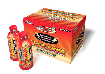 Tweaker Energy Shots - Strawberry Lemonade - Zero Sugar, 2 oz (Pack of 12) - Keto-Friendly Energy Boost with Natural Caffeine
