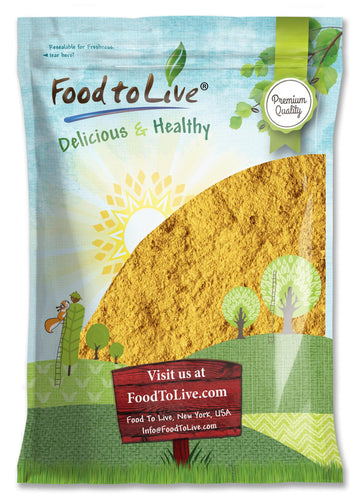 Food to Live Ground Yellow Mustard Seeds, 8 Pounds - All-Natural, Vegan Spice for Flavorful Cooking and Seasoning, Non-GMO, Kosh