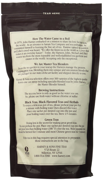 Harney & Sons Green Hot Cinnamon Spice Tea Sachets, 50 Count, Model 20-0005