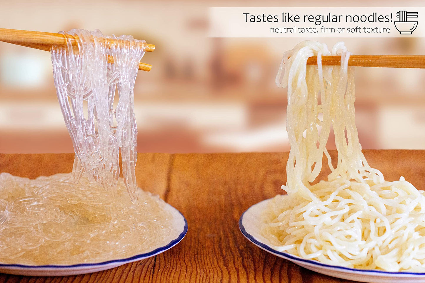 Sea Tangle Moringa Kelp Noodles (12oz) - Pack of 2 - Low Calorie Asian Noodles for Healthy Noodle Dishes - Gluten Free, Keto Noo